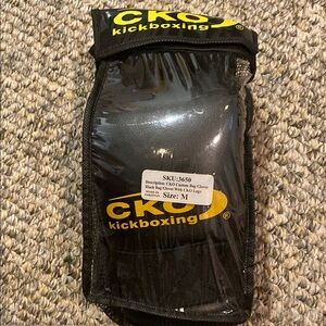 CKO Kickboxing Black and Yellow Gloves